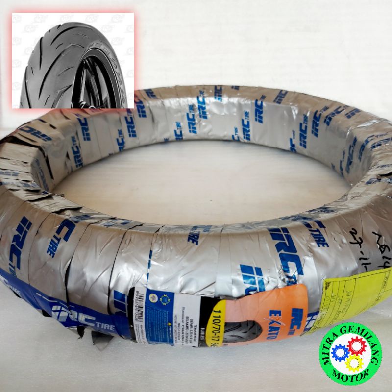 BAN TUBELESS 110/70-17 IRC