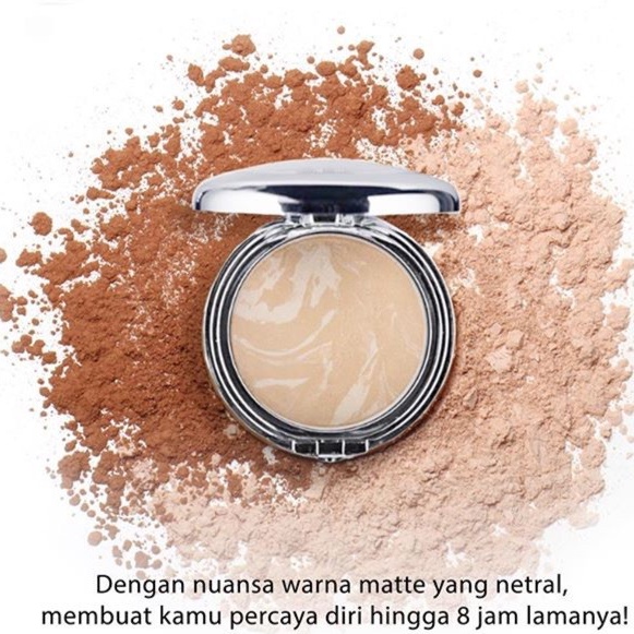 [COD] BAKED POWDER Bedak Make Up Natural &amp; Glowing - Wajah dan Muka Lembut Ringan dan Tahan Seharian