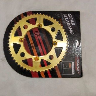 Gear / gir Belakang KLX 150 428*55T SCARLET