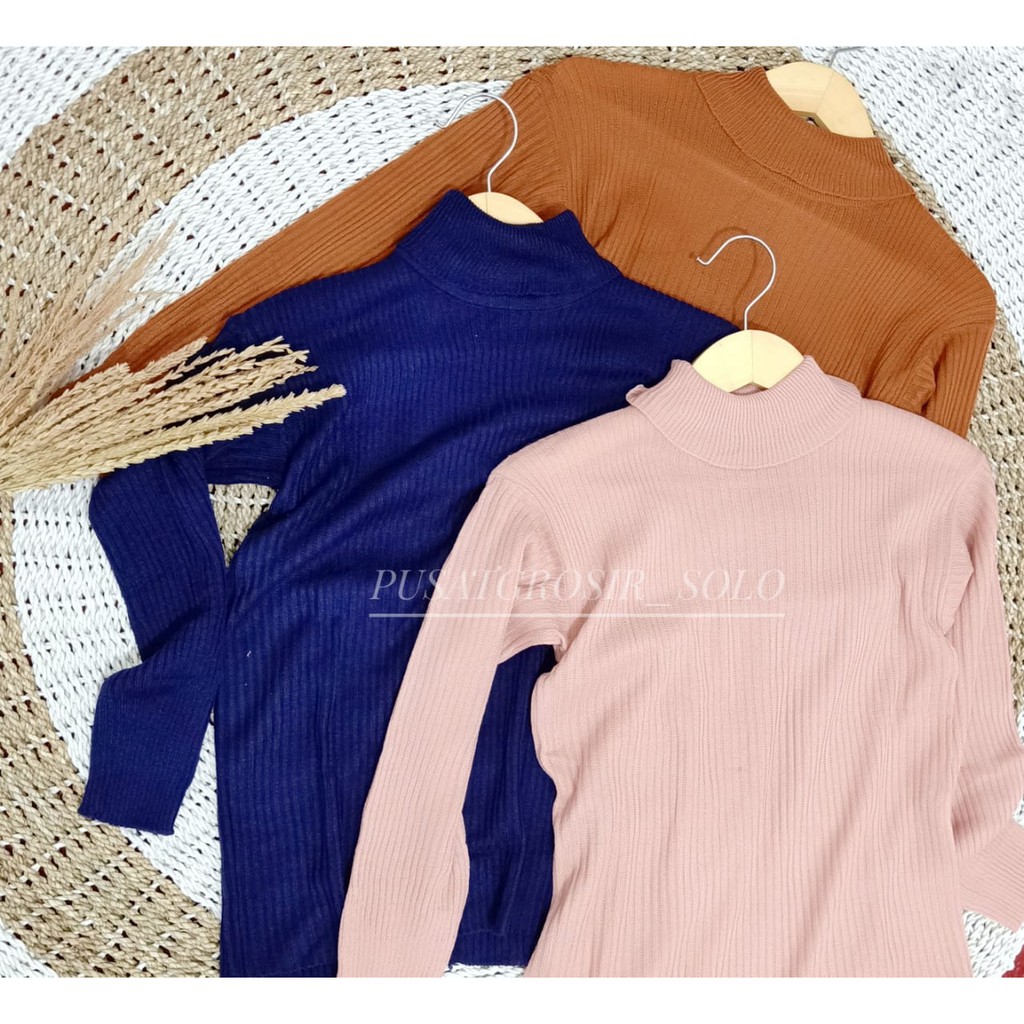 CUCI GUDANG!! PRETTY RAJUT TURTLENECK  / DAISY SALUR TURTLENECK / RAISA TURTLENECK/ KNITWEAR KNITE KNITED