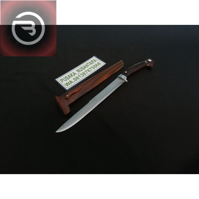 Golox pisau sembelih baja kikir super tajam siap pakai mantap