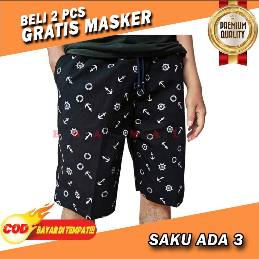 Celana Kolor Pendek  Motif / Celana Chino Pendek pria