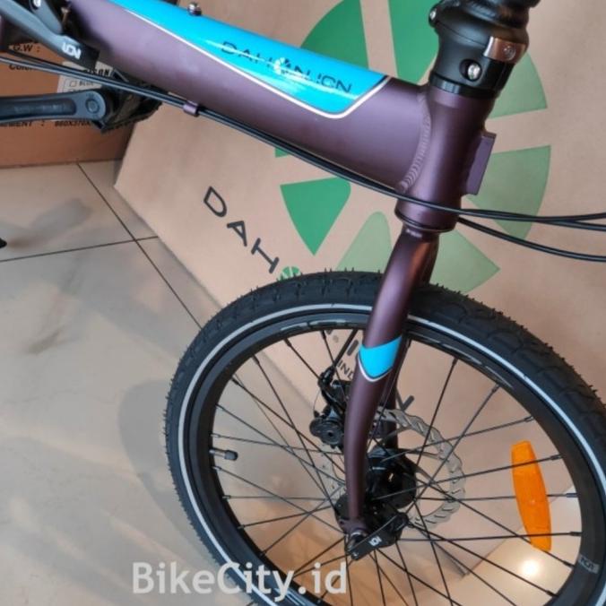 Sepeda Lipat DAHON ION CHICAGO 20" 8sp NEW 2020 - Grey Yellow