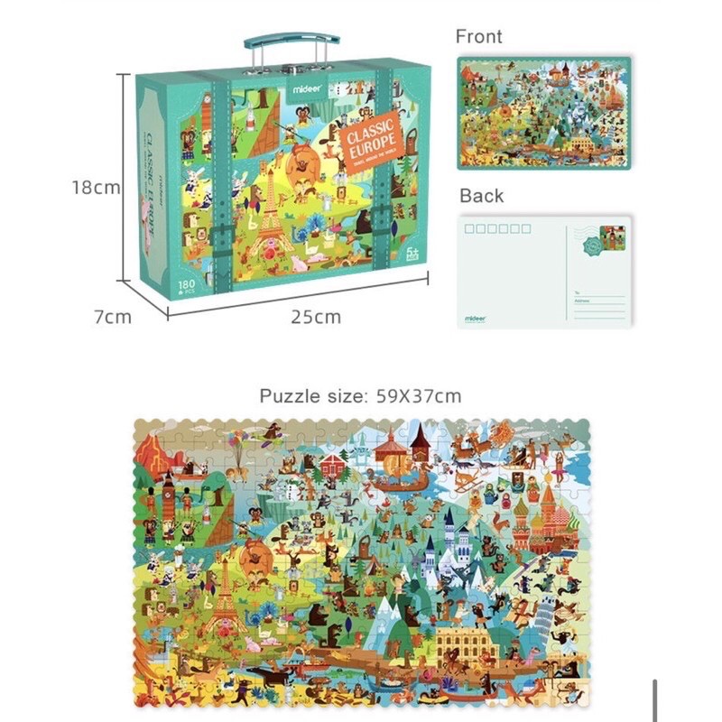 mideer world puzzle - hadiah anak - kado anak