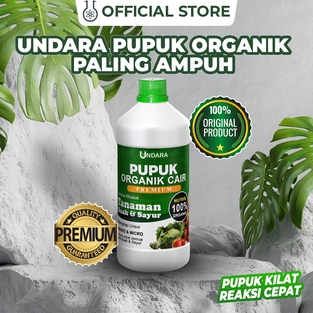 Pupuk Organik Cair POC UNDARA Aquascape Meningkatkan Nutrisi Tanaman Buah dan Sayur seperti Cabe Pad