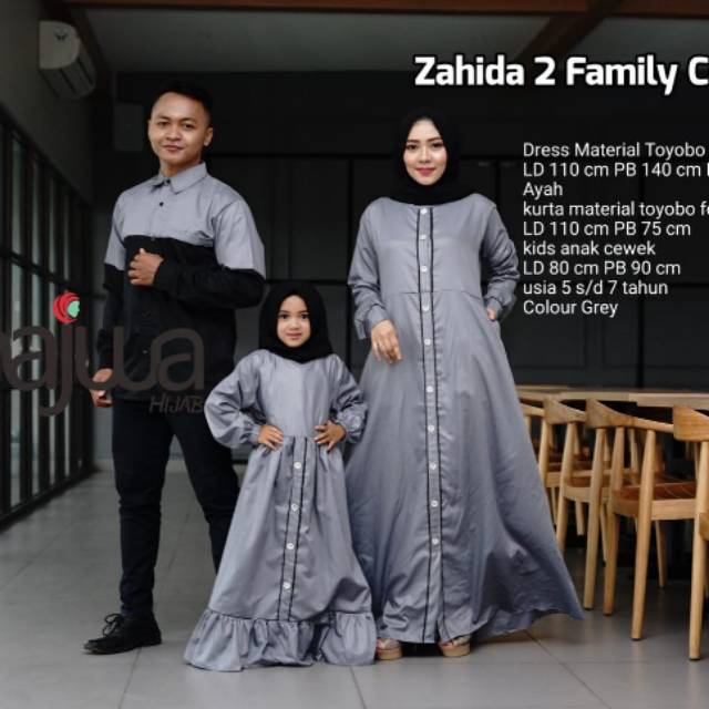 Zahida family couple lengkap anak 2 dan ibu bapak ori najwa