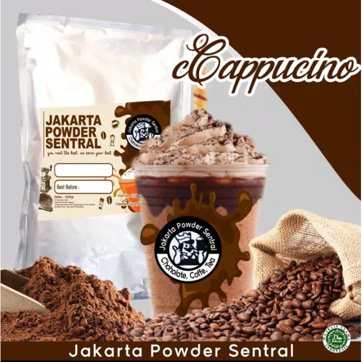 BUBUK MINUMAN JAKARTA POWDER SENTRAL RASA CAPPUCINO 1KG