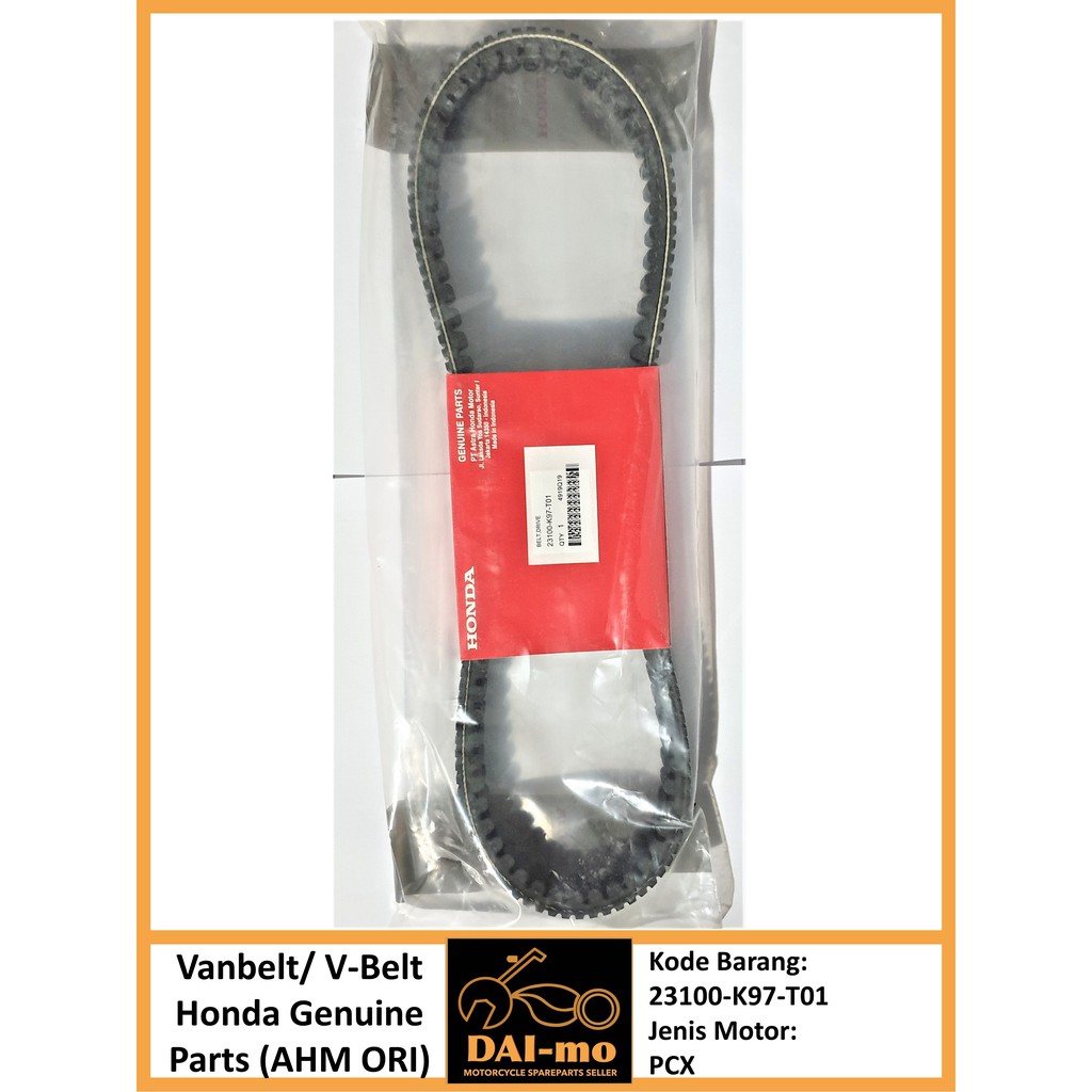 Vanbelt PCX Honda Asli 23100-K97-T01/ Van belt/ vbelt/ v belt/ v-belt AHM Ori