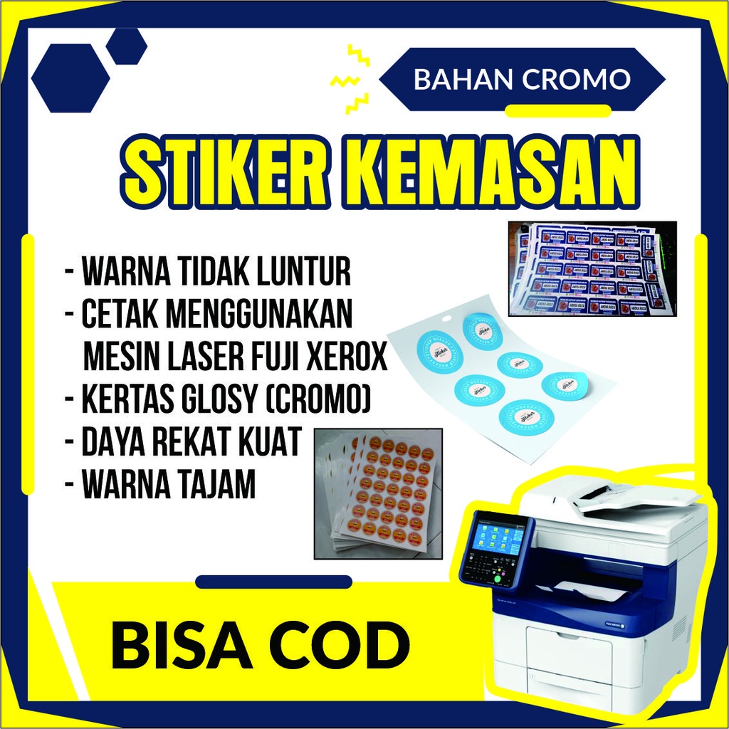 

Stiker Murah Stiker Produk makanan Ringan