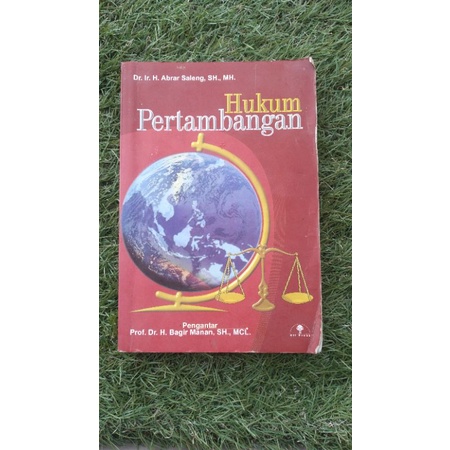

Buku Hukum Pertambangan By Dr.Ir.H Abrar Saleng