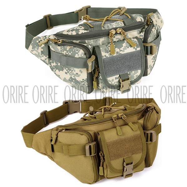 Tas Pinggang Travel Adventure Tas Pinggang Tactical / Tas Pinggang Pria Serbaguna