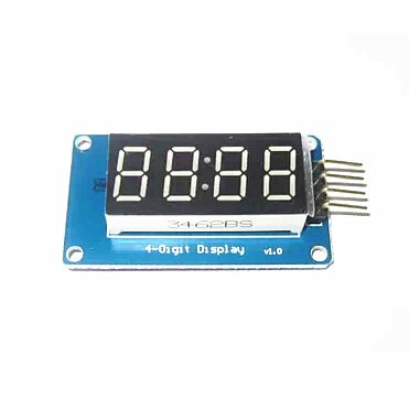 HQ 4-digit LED display module LED brightness adjustable with clock point