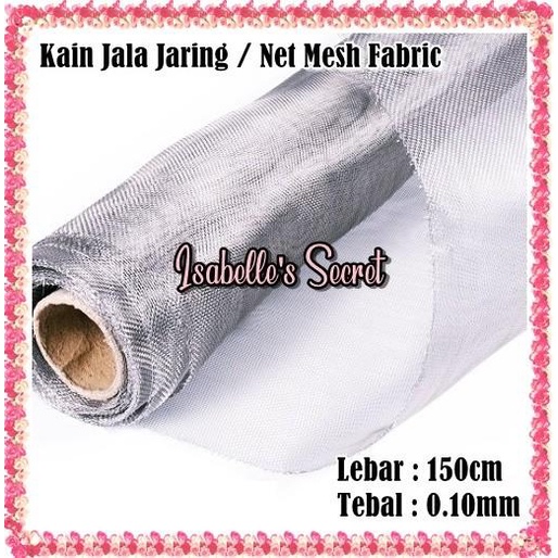 Kain | Kain Jaring Jala / Furing Jala / Kain Serokan / Net Mesh Fabric 150Cm