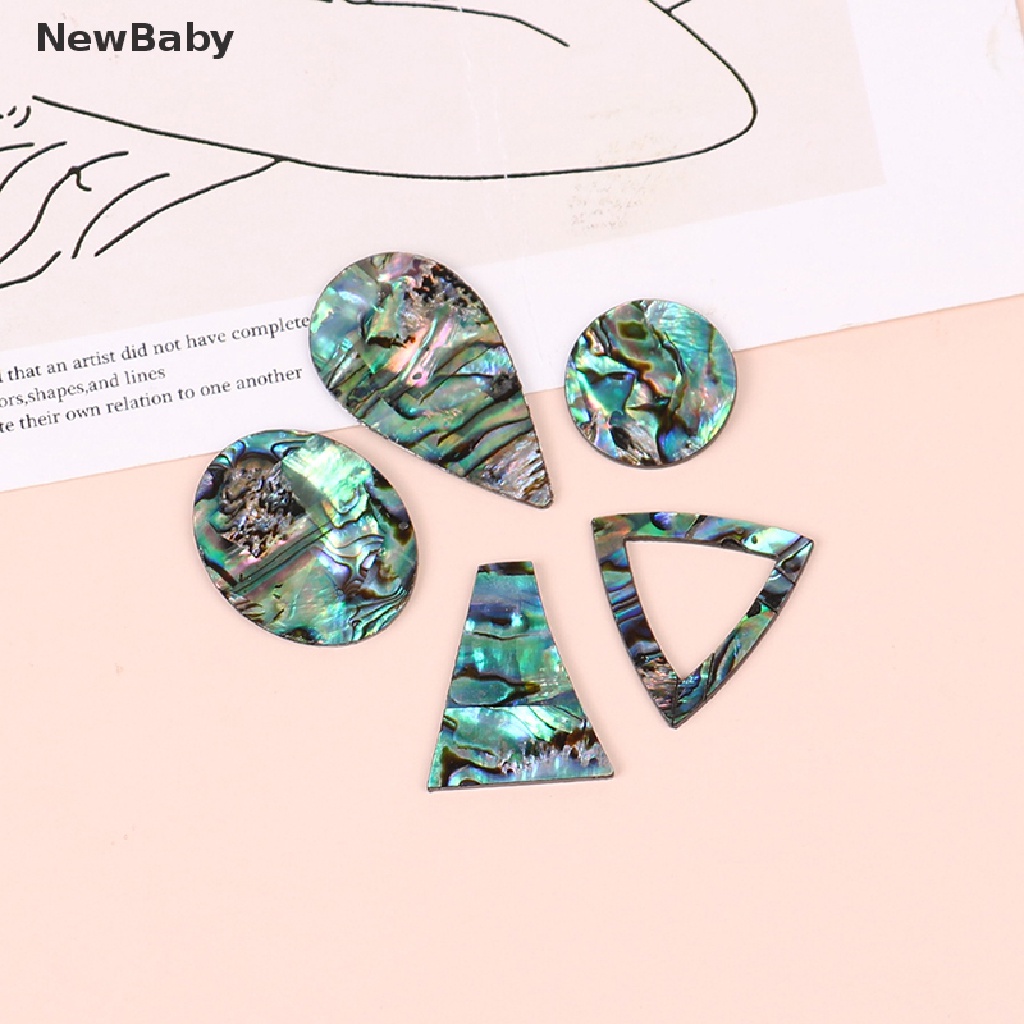 NewBaby Abalone Shell Beads Natural Shell Jewelry Making Necklace Earrings Accessories ID