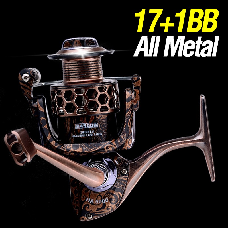 10kg Max Drag Power reel pancingan reel pancing laut besar fishing reel reel pancing maguro 17+1BB reel pancing laut murah reel metal 5.5:1 reel murah reel pancing mini reel pancing reel pancing laut