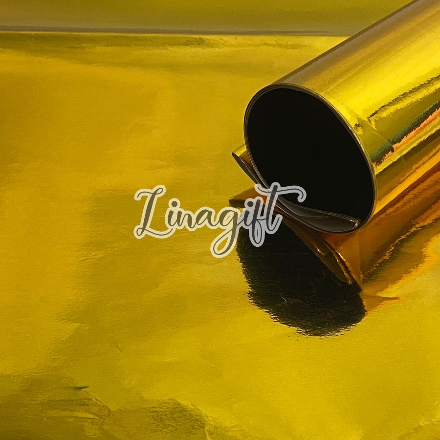 ( 5 Lembar ) METALLIC PAPER - KERTAS METALIK SHINY / MENGKILAP / GIFT WRAP PAPER PREMIUM EXCLUSIVE MERAH BIRU HIJAU EMAS PERAK / RED BLUE GOLD SILVER - HIASAN DEKORASI - SAMPUL BUKU
