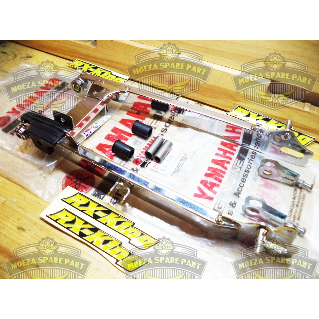 Chrome Swing Arm Arem Lengan Ayun Sasis RXking Rx King Kotak Original Fullset