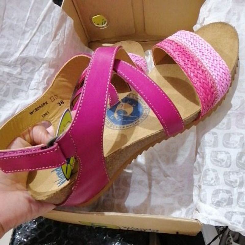 wedges wanita sandal wedges wanda panda original