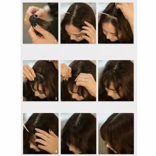 TBI Korean Beauty Poni Samping Clip Hair Clip Extention Hair Bang Cosplay