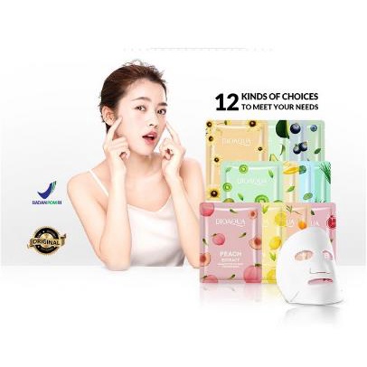 [BPOM] ^ KYRA ^ Bio Aqua Essence Sheet Mask Brightening Moisturizing Skin Care Hydrating Bioaqua