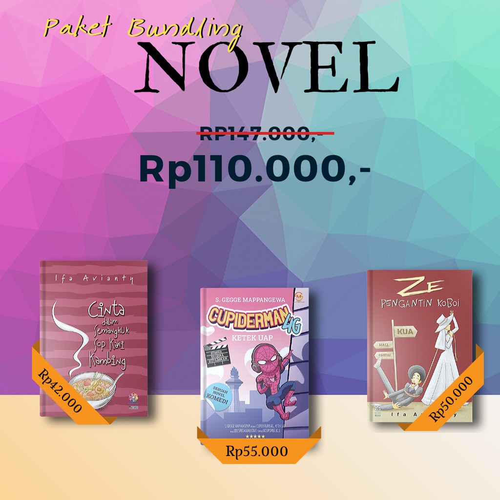 PAKET NOVEL KOMEDI-ROMANTIS by Ifa Avianty & S Gegge Mappangewa