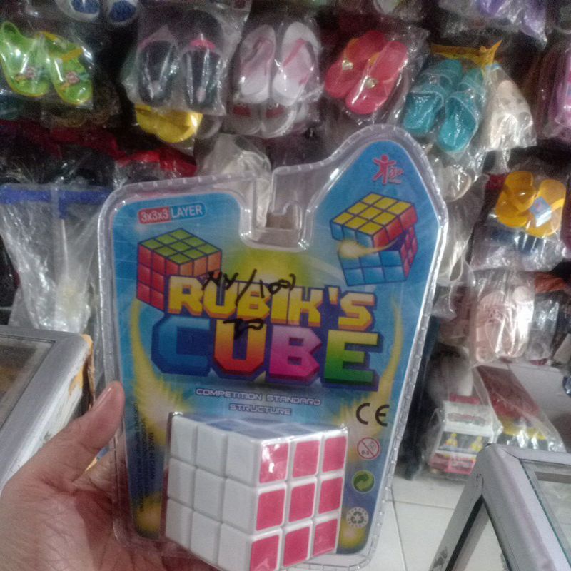 Rubik kotak 3x3 murah bagus lancar puzzle