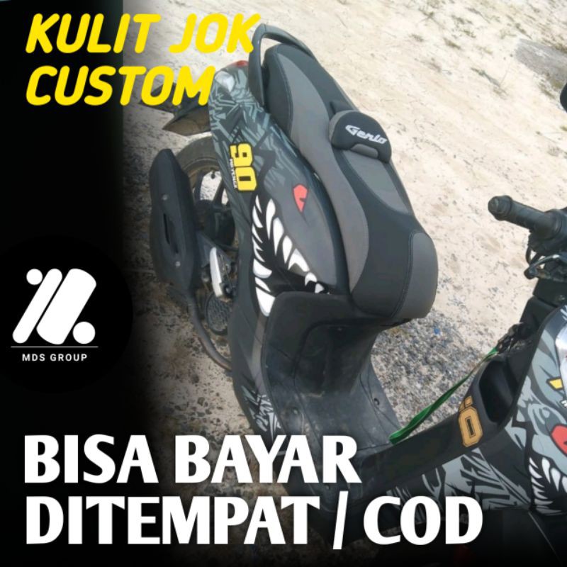 Kulit jok HONDA GENIO custom Aksesoris motor