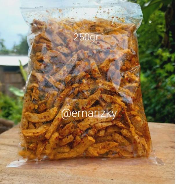

Ekstra benefit--BASRENG STICK SUPER RENYAH VIRAL [ 250 gr ] /PEDAS DAUN JRUK BUMBU BASAH REMPAH ASLI/HALAL