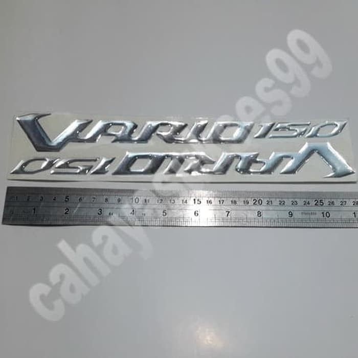 Jual Sticker Emblem Timbul Honda Vario 150 Stiker Motor Silver