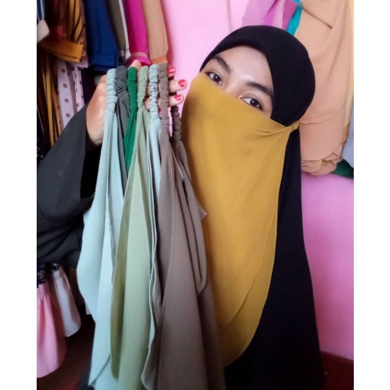CADAR TALI KARET 2 LAYER SIFON TANPA JAHITAN BAWAH MATA