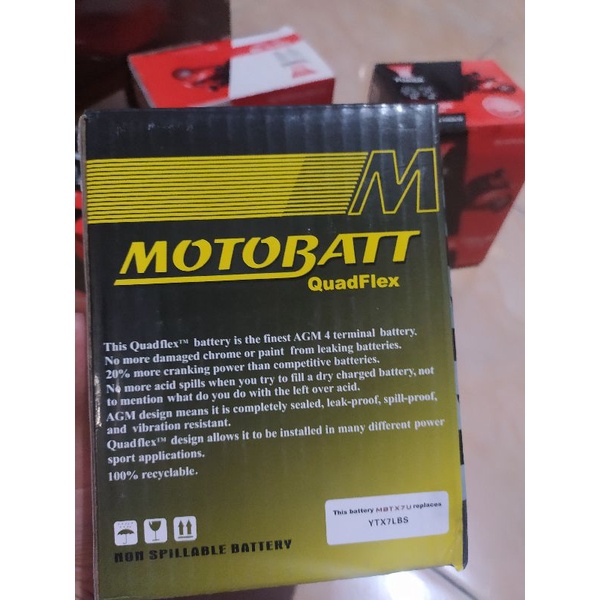 AKI SEPEDA MOTOR MOTOBATT  MBTX 7U