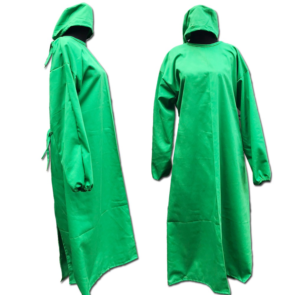 Jubah Operasi DRILL Dewasa Baju Operasi Surguical Gown Jubah Dokter