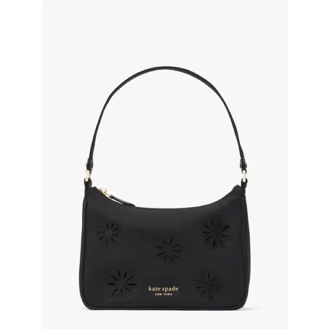 Kate spade the little better sam embroidered nylon small shoulder bag