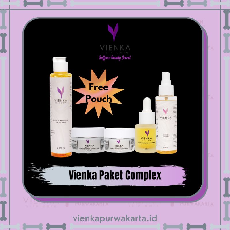 VIENKA SKINCARE Saffron Brightening Series Paket Complex