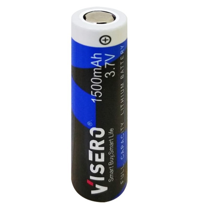 Baterai/Battery Lithium 18650 Full Kapasitas 3.7V 1500Mah Visero