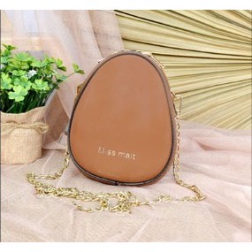 Tas selempang sally bag miss mait oval unik T6082