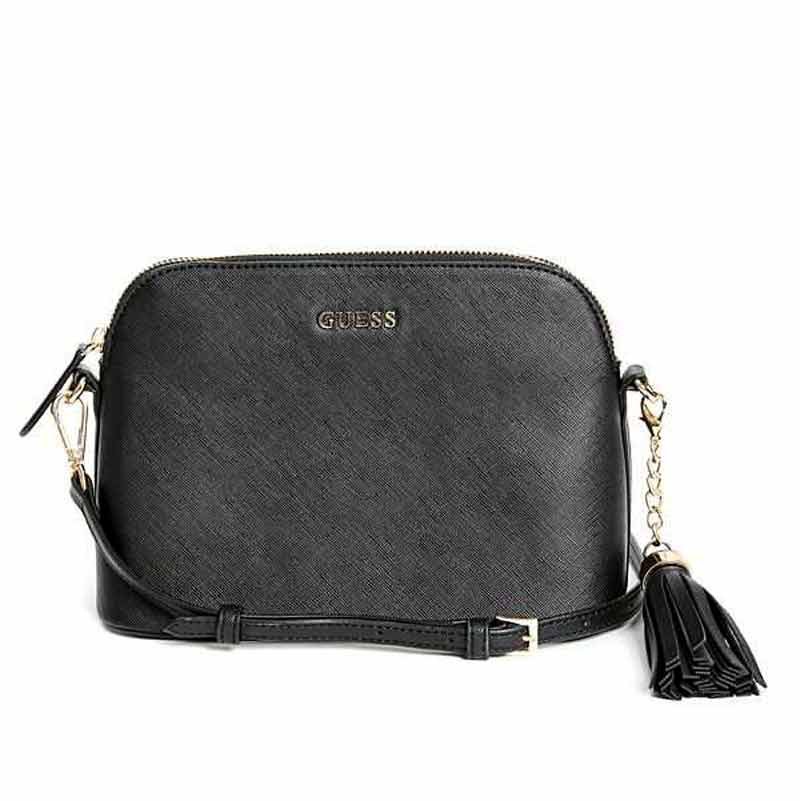 Tas Selempang Wanita GUESS Alora Sling Bag - In Stock Warna Hitam