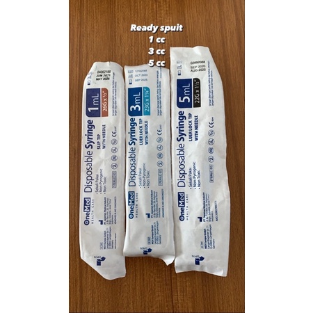 Spuit 1 cc, 3 cc, 5 cc