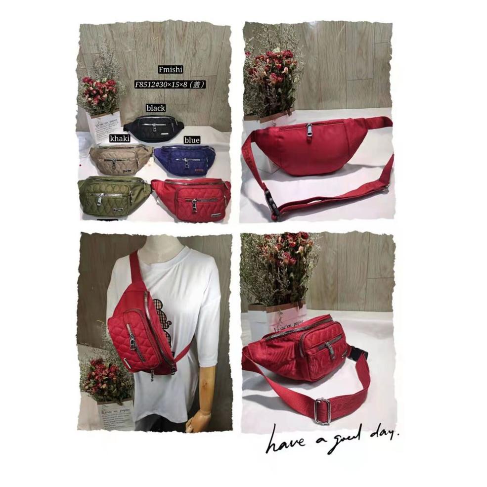 Tas Wanita Import Pinggang Selempang Waistbag Waist Bag FENGMISHI FMS FMSF8512 F8512 Bordir 8F2