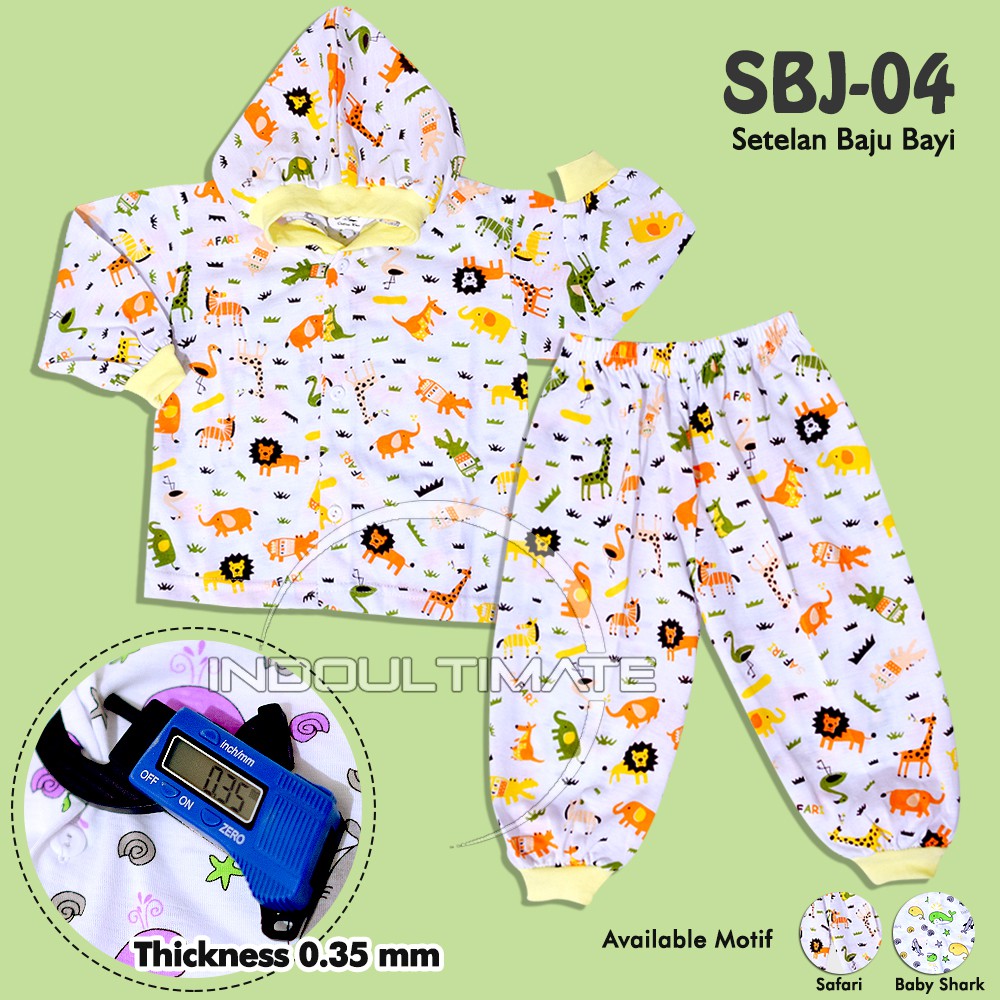 Baju Bayi/ Baju Tidur Bayi/ Baju Lengan Panjang/ Pakaian Anak/ Baju Harian Anak/ SBJ-04 MOTIF RANDOM