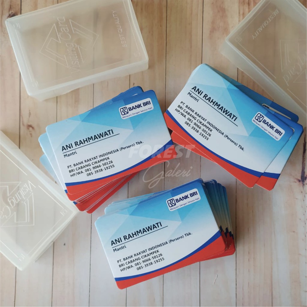 

Kartu Nama Usaha Atau Personal, Free Box (Laminasi Doff / Glossy)