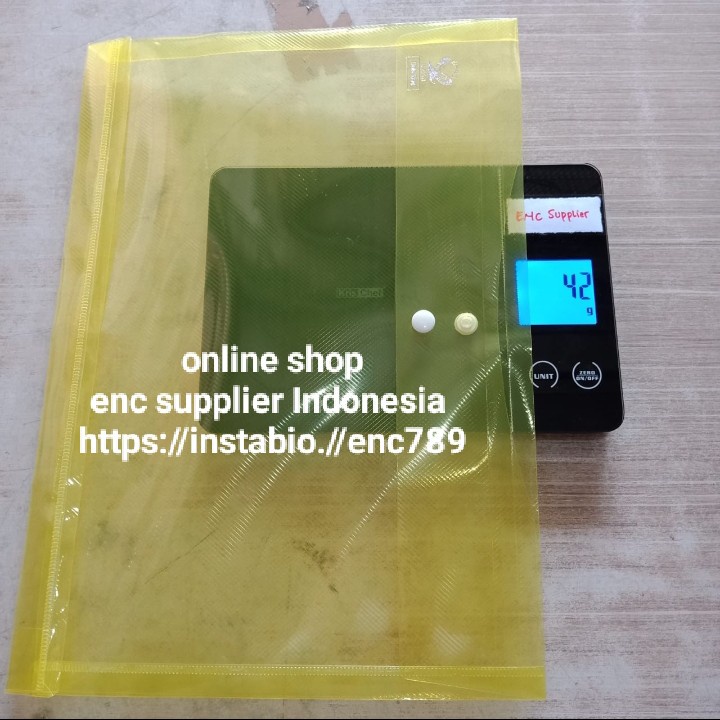 

eagle 6 buah map plastik kancing folio E-215H data bag stopmap f4 e 215h per 6 pcs - enc.sup