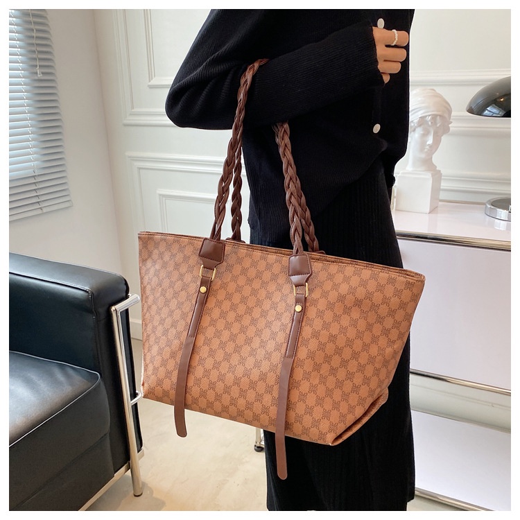 BJ57765 - BROWN/COFFEE/DARKPINK/LIGHTGRAY/LIGHTPINK - TAS TOTE BAG WANITA FASHION IMPORT MODIS ELEGAN TERMURAH TERLARIS TERBARU BAGSTORE JAKARTA TAS BATAM CR7765