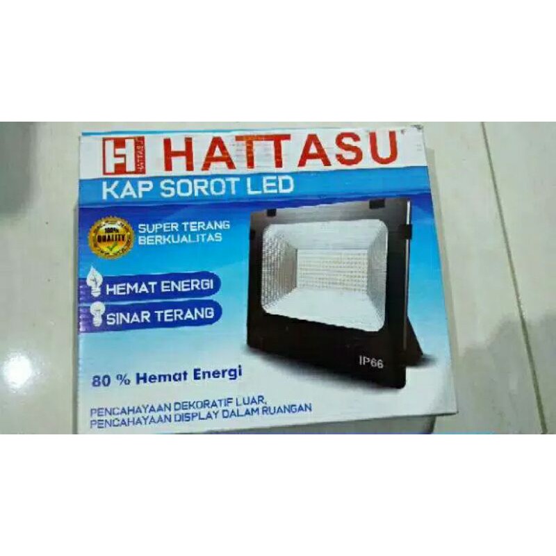 Lampu Sorot 50W / Lampu Tembak LED 50 Watt PUTIH IP66 HATTASU
