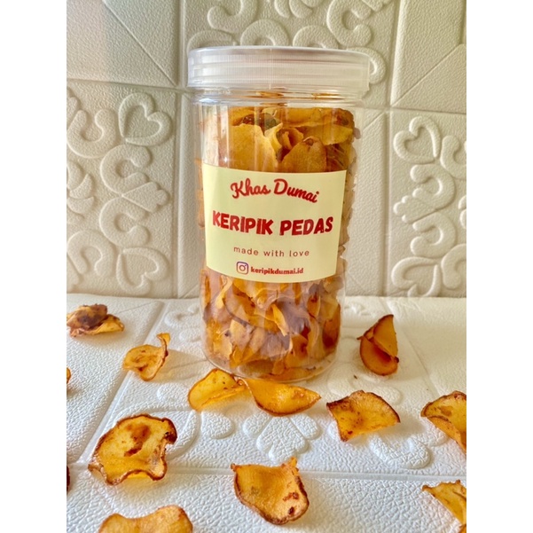 

Keripik Pedas Reguler Size