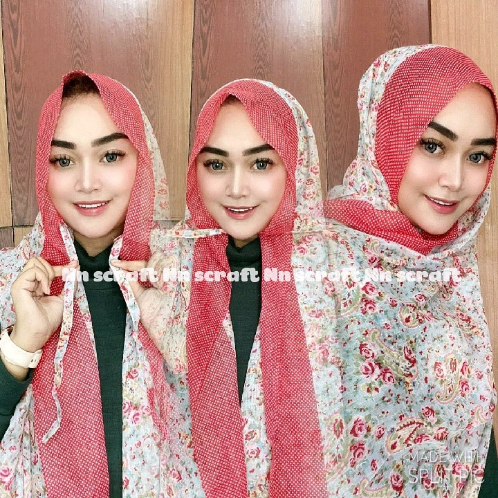 Hijab Pashmina NN 190cm x 55cm / Hijab Pashmina Tali NN 190cm x 55cm