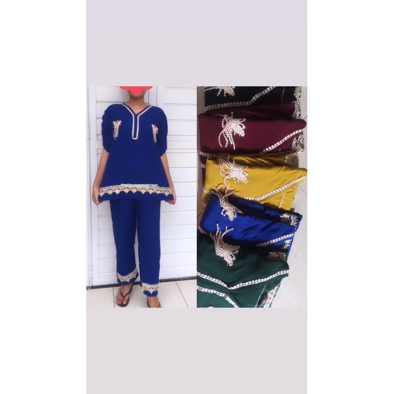 Setelan CP Renda  Arabian Kupu Ronce. Bisa COD