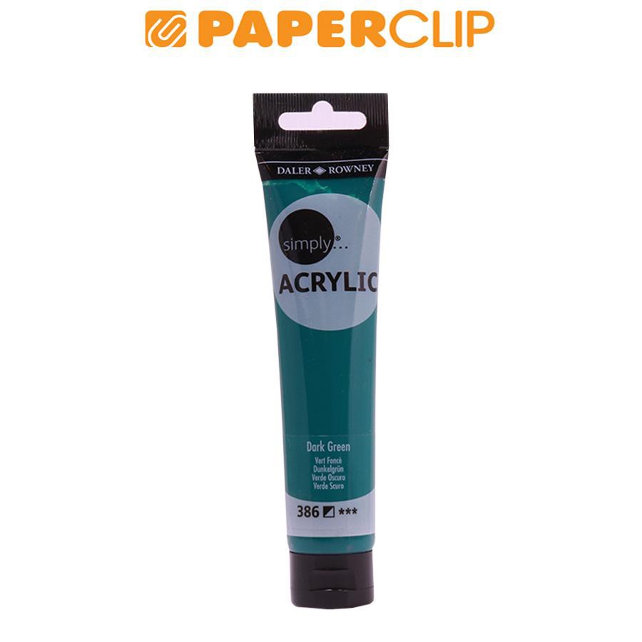 

ACRYLIC COLOR SIMPLY 75ML SL DARK GREEN