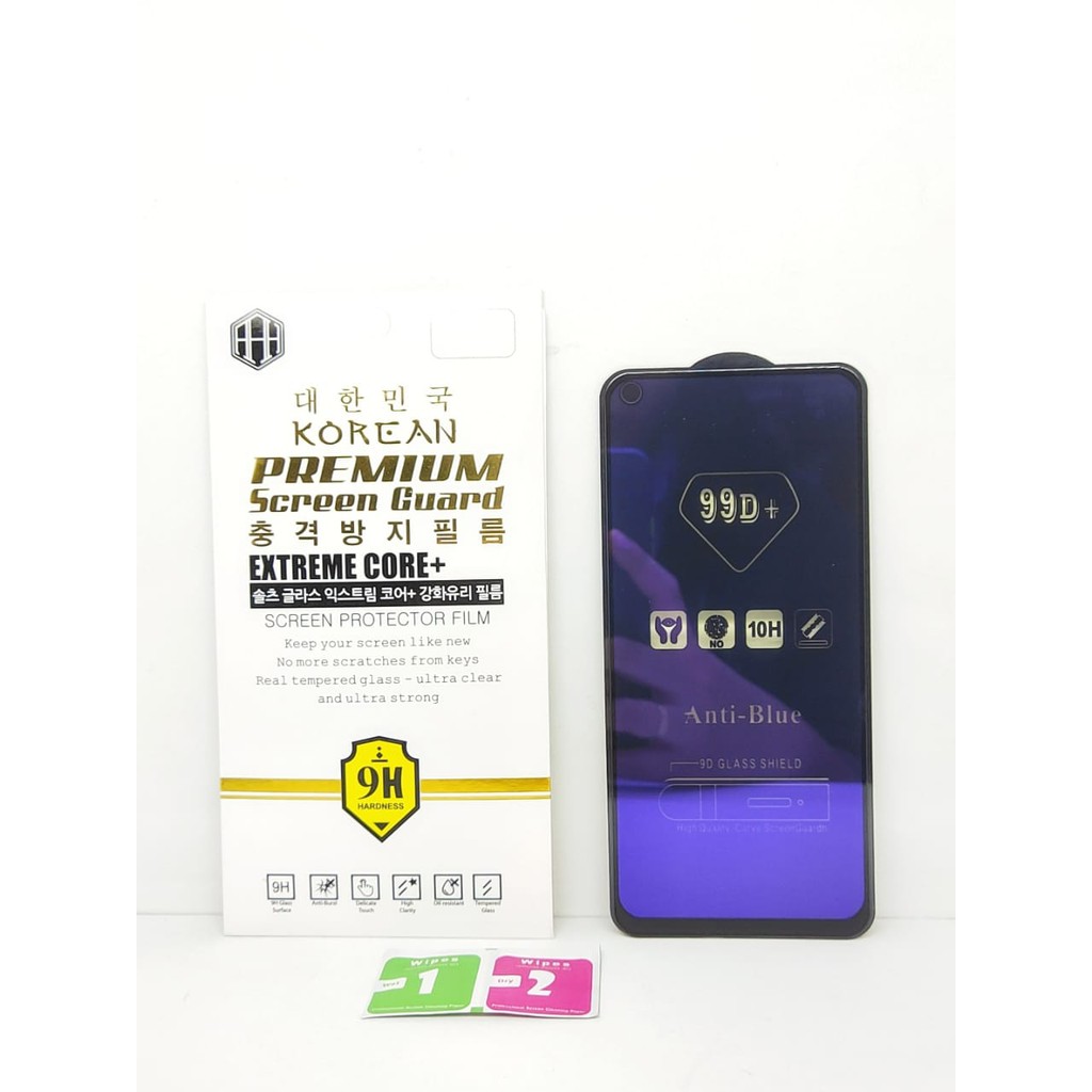 Anti Goe Blue Ray 10D Oppo A52 / A92 / A54 / A76 / A96 Tempered Glass FULL GLUE ANTI RADIASI