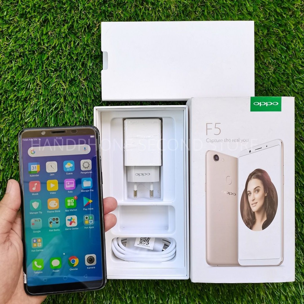 OPPO F5 SECOND 4/32 GB HP SECOND HANDPHONE SECOND HP SEKEN HP BEKAS HP MURAH